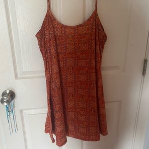Casual Orange Sundress